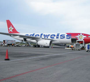 A330 der Edelweiss Air in PUJ