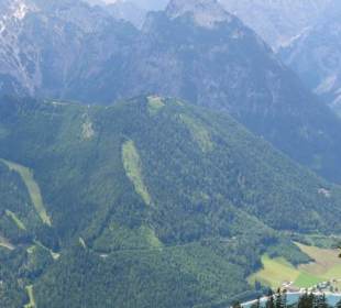 Blick auf das Karwendelgebirge