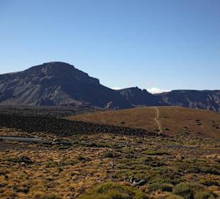 Rand des Kraters innen