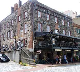 Historische Häuser an der Waterfront