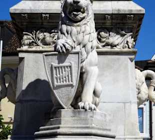 Das Denkmal für Walther von der Vogelweide