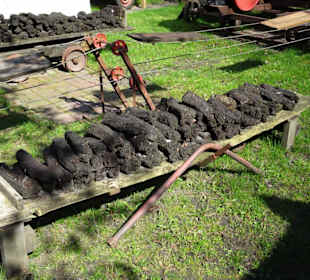 Torfabbau im Dörpmuseum Münkeboe
