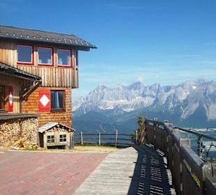 Aussicht auf den Dachstein