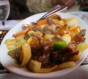 Rindfleisch mit Curry