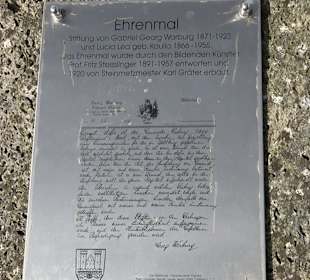 Seeburger Ehrenmal auf dem Burgberg