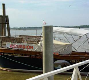 Am Ende von Bibione Yachthafengebiet