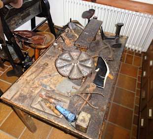 Alte Schuhmacherwerkstatt auf Burg Blomendal