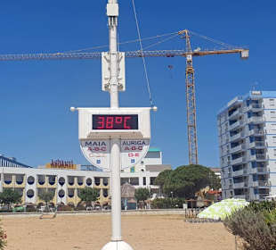 Temperaturanzeige Strand WiFi frei