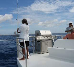 Ricardo angelt das Mittagessen 