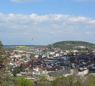 Blick vom Altenberg auf Bad Kissingen