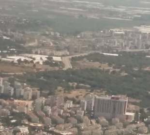 Landung über Antalya