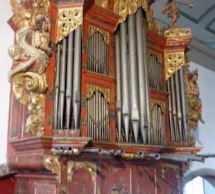 Orgel der Kathedrale mit "chinesischer" Bemalung