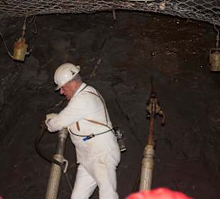 Live Vorführung Untertage