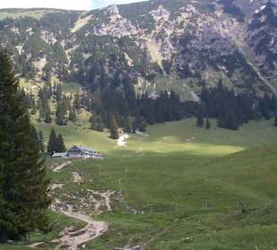 Blick auf die Willersalpe im Hintersteiner Tal