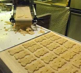 Spekulatius-Fabrikation auf dem Lamberti-Markt