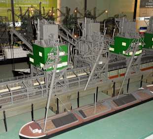 Die Bremer Getreideanlage im Modell