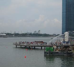 Merlion an der Marina Bay