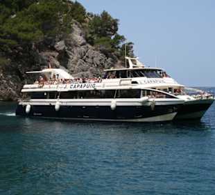 Schiffsanlegestelle von Sa Calobra