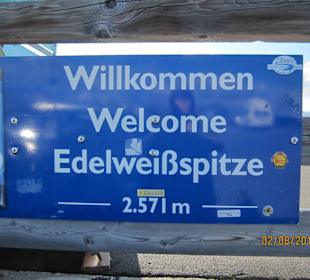 Höhe über d.M.  Edelweißspitze