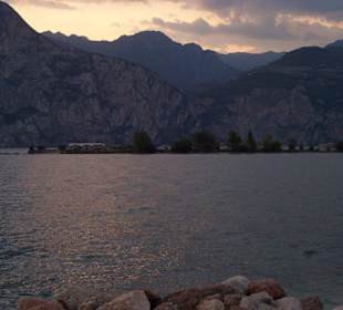 Gardasee bei Sonnenuntergang