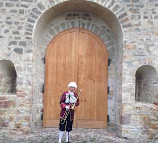 Telemann vor dem Kloster 