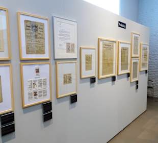 In den Räumen des Zeitungsmuseums