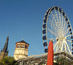 Das Riesenrad fuhr noch nicht