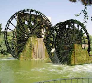 Wasserräder von Hama