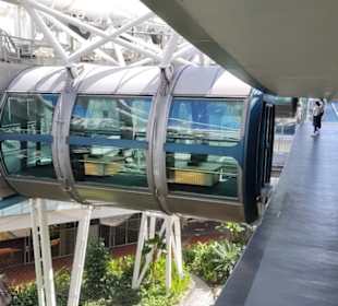 In die Gondel können bis zu 28 Personen mitfahren 