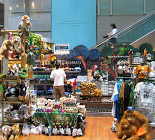 Schöner Verkaufsstand Singapore Zoo