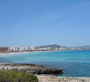 Ausblick vom Naturschutzgebiet beim Castillo