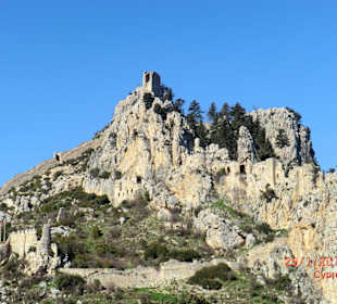 Blick nach St.Hilarion