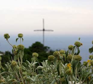 Blick vom Klosterberg in Paleokastritsa