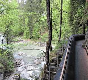Steg in der Rappenlochschlucht