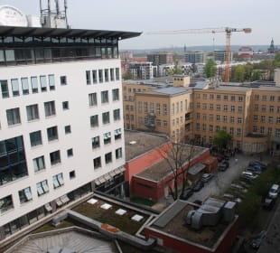 Blick von unserem Zimmer im 8.Stock