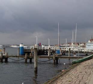 Blick zum Hafen Travemünde