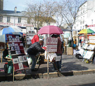 Künstlermarkt am Montmartre