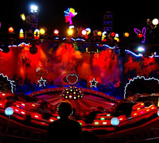 Der Luna-Park bei Tag und Nacht