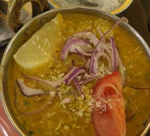 Zum Abendessen im Jogi Indian Restaurant in Aachen