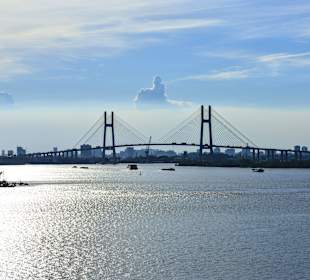 Saigon River Richtung Stadt
