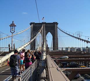 Aufgang zur Brooklyn Bridge