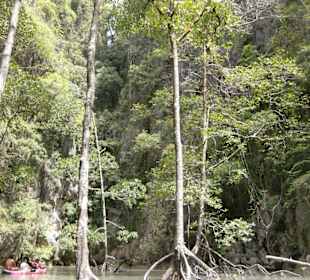 Im Krater von Pangak Island