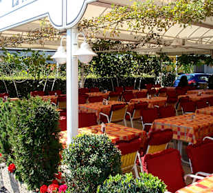Terrasse des Restaurant La Nave