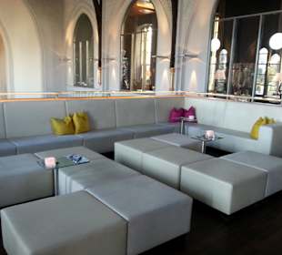 Raucher-Lounge im oberen Teil