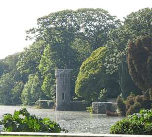 Im Garten von Johnston Castle