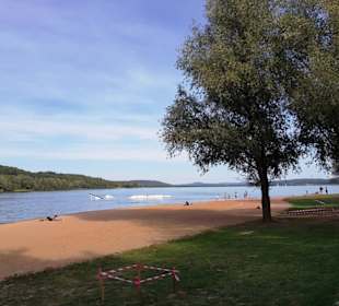 Rückblick zum Strand