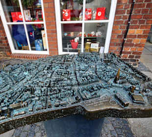 Stadtplan am Rathaus