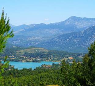 Green Canyon vom Staudamm nach Side