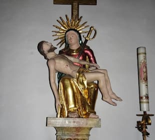 Skulpturen in der Wallfahrtskirche Maria Glosberg