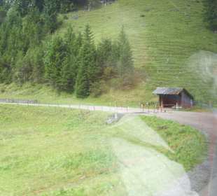 Wegstrecke mit dem Bus zum Giebelhaus
